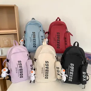 简约韩版时尚背包批发学生书包旅行包大容量电脑包