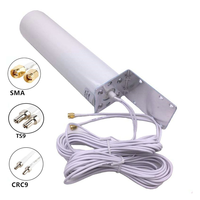 Antenne baril de routeur 10DBI Booster de téléphone portable Antenne extérieure omnidirectionnelle LTE Mimo 4g