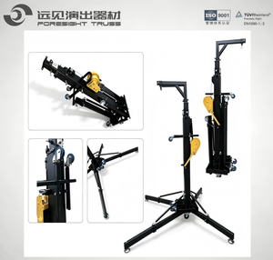 Soporte de Manivela para Escenario, 6m Máx., Aleación de Acero, Plegable, para Altavoces Line Array, Telescópico, con Manivela Manual - Product Image 3