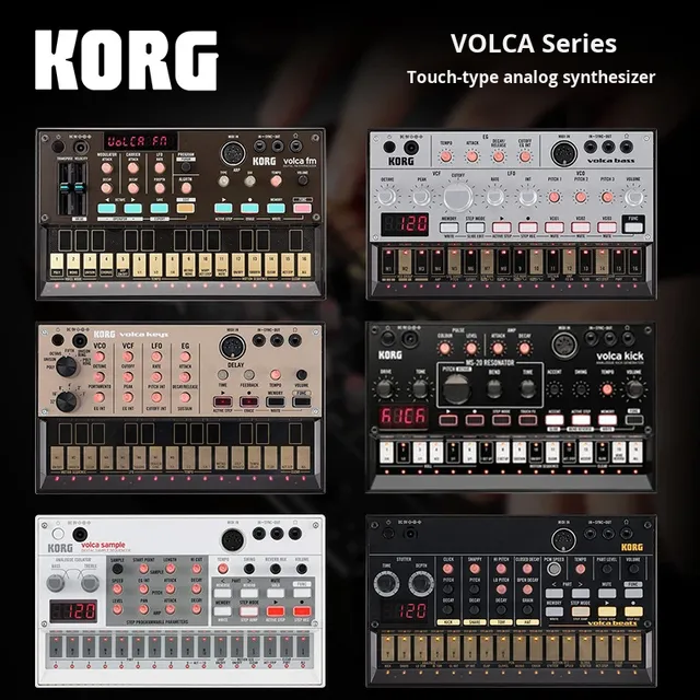 KORG VOLCA Portable BEAT Touch BASS/KEYS/SAMPLE/FM/KICK Analog Synthesizer