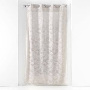 Cortina de Lino con Ojales de 140x280 cm y Tela con Hilo Zebra - Product Image 1