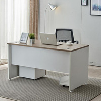 Bureau de travail en bois avec 3 tiroirs
