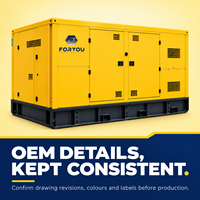 Groupe électrogène diesel insonorisé 50KW 100KW 300KW, moteur silencieux, système d'alimentation de secours