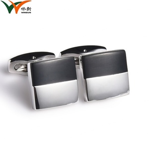 Mancuernillas de Plata de Diseño Sencillo para Boda, Venta al por Mayor de Fábrica - Product Image 2