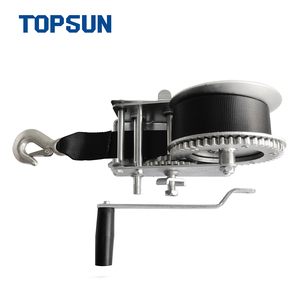 Cabrestante de mano de acero pequeño portátil KINGROY para remolque de barco, práctico cabrestante Manual con cable de acero para envío de barcos - Product Image 3