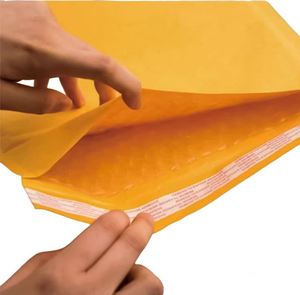 4x8 <b>5x7</b> Inches Poly Bubble Kraft Bubble Mailers Durable Self Seal Custom Logo Brown Padded <b>Envelopes</b> for Protective Packaging - Product Image 2