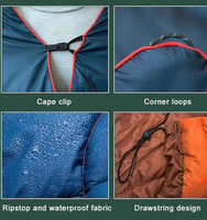 Couverture d'extérieur haut de gamme résistante au vent, pliable, équipement essentiel pour le camping en voiture, les voyages routiers et les séjours de nuit
