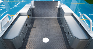 เรือตกปลาแบบมีห้องโดยสาร CB-220 เรืออลูมิเนียมสำหรับครอบครัวพร้อมห้องน้ำ - Product Image 3