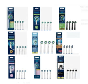 Paquete de 8 Recambios de Cepillos de Dientes con Cerdas Anguladas Compatibles con las Series <span class=keywords><strong>Pro</strong></span> y <span class=keywords><strong>Vitality</strong></span>, Cabezales de Repuesto Redondos Profesionales para Uso Diario - Product Image 4