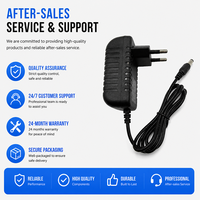 Adaptateur secteur mural 12V2A EU 24W, 12 Volts 2000mA DC 5.5x2.5mm, alimentation 12V 2A pour routeurs, caméras