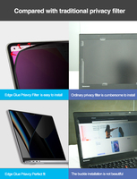 Protecteur d'écran de confidentialité pour MacBook, 12 13 14 15 16 pouces, Anti-éblouissement, Anti-espion, filtre de confidentialité pour ordinateur portable