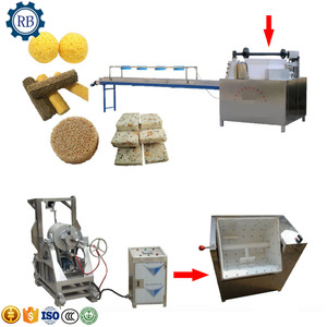 Máquina Automática para Hacer Bolas de Arroz Inflado, Mini Máquina para Hacer Barras de <span class=keywords><strong>Cereal</strong></span> Energético <span class=keywords><strong>Rice</strong></span> <span class=keywords><strong>Krispies</strong></span>, Línea de Producción de Barras de Arroz Inflado - Product Image 1