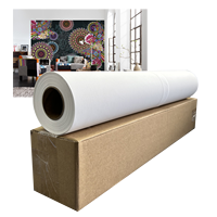 Papier d'art non tissé vierge de toile de papier peint de Colorfan pour l'impression d'encre UV