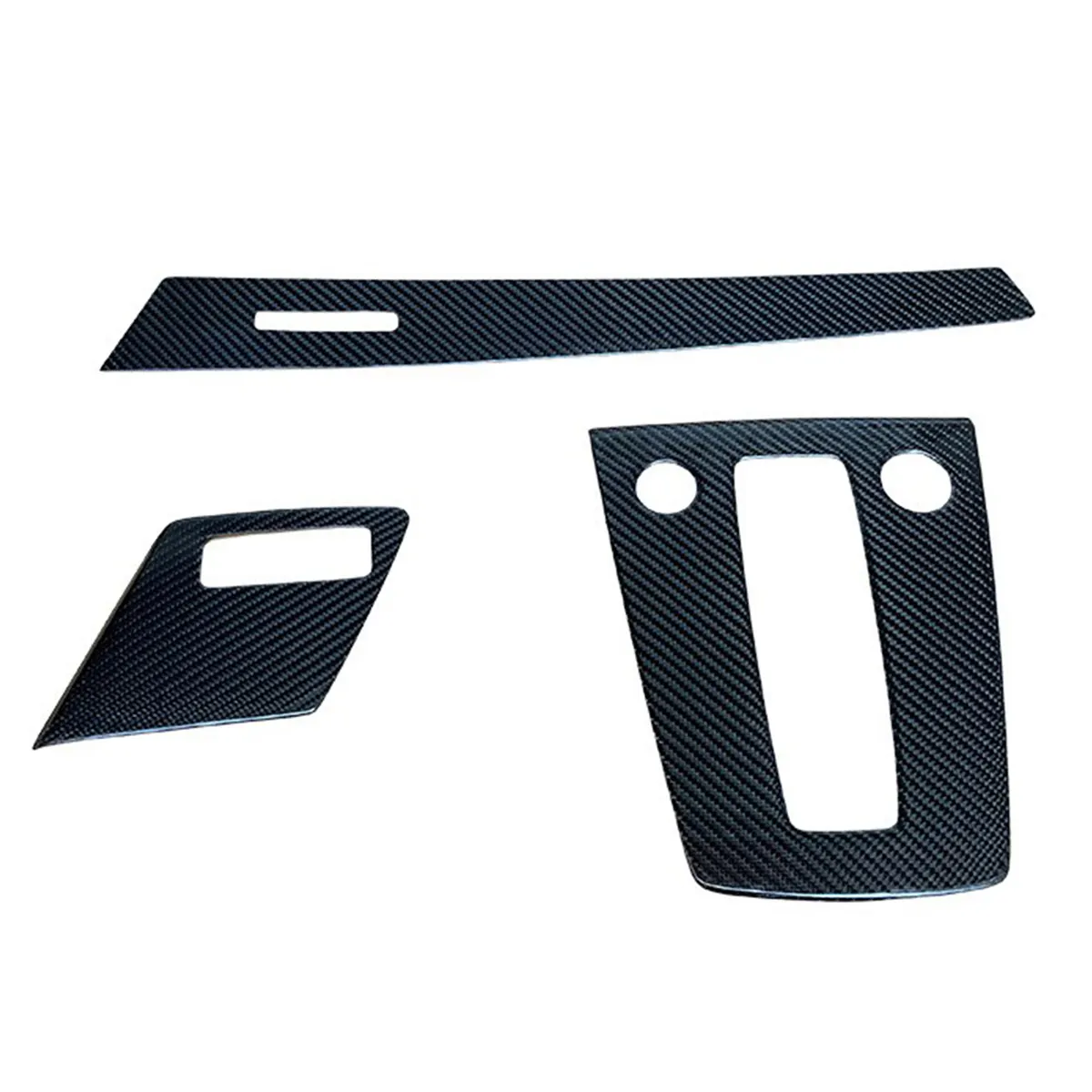 Dry or Forged Carbon Fiber Center Control Panel Cover Set for Audi A3 S3 2021-2022 LHD Decoration Frame Sticker