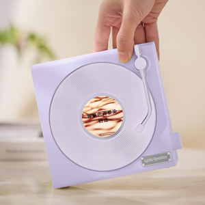 Vinilo flotante retro <span class=keywords><strong>para</strong></span> altavoz Bluetooth con ruido blanco Electrónica de consumo Pantalla lírica Altavoz inalámbrico BT - Product Image 3