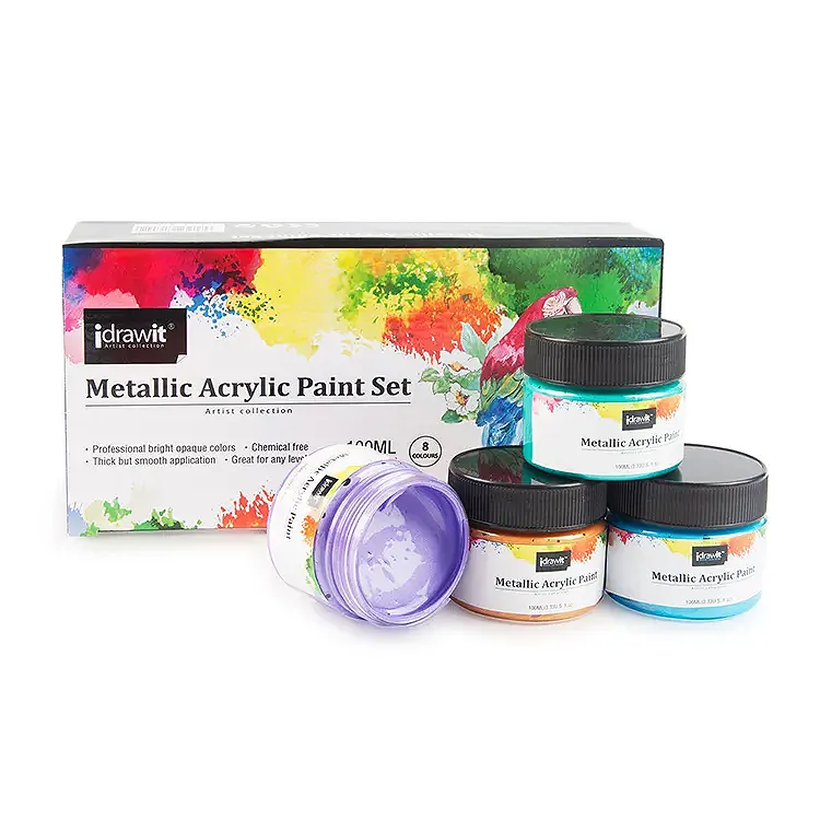 Tinta acrílica personalizada para desenho, conjunto de 500ml para pintura a óleo aquarela, pintura acrílica em tela, 500ml para artista