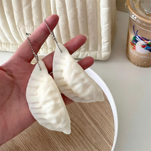 ของเล่นบีบคลายเครียดรูปเกี๊ยวซ่าสุดน่ารัก สร้างสรรค์และนุ่มนิ่ม - Product Image 3