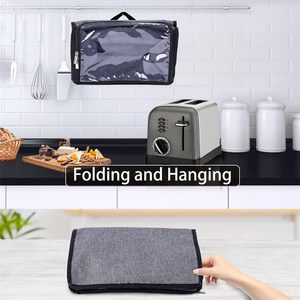 <b>Small</b> Bread Cover Storage Bag Toaster Cover with Base for 2 Slice Wide Slot Kitchen Air Fryer <b>Microwave</b> Dust Cover - Product Image 6