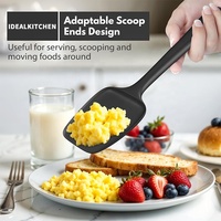 Vente chaude : Ensemble de 6 ustensiles de cuisine en silicone résistant à la chaleur pour la maison et la cuisine, spatules de cuisson