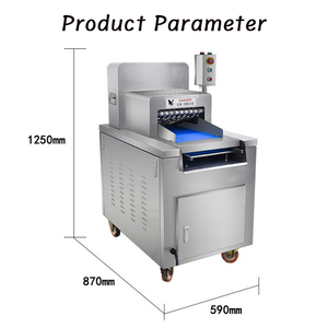 KR-Máquina automática comercial de fabricación de productos cárnicos, para cortar costillas de filete de pescado congelado, <span class=keywords><strong>pollo</strong></span> y huesos en cubos - Product Image 4