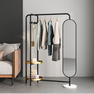 Mobili moderni per <span class=keywords><strong>camera</strong></span> <span class=keywords><strong>da</strong></span> letto INS portaoggetti e appendiabiti a specchio a figura intera appendiabiti in metallo - Product Image 3