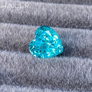 Gioielli e Accessori: <span class=keywords><strong>Pietra</strong></span> Yag <span class=keywords><strong>Paraiba</strong></span> Taglio a Cuore, <span class=keywords><strong>Pietra</strong></span> Sciolta Creata in Laboratorio per Creazione di Gioielli - Product Image 5