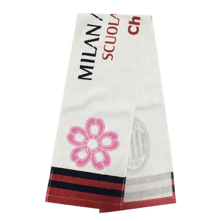 茶道のカスタムプリントデザインで使用される日本綿の伝統的なハンドタオル