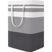 Panier à linge pliable, grand panier à linge en tissu avec poignées de transport, bac de rangement pour vêtements sales, pour chambre à coucher, dortoir, serviettes, jouets