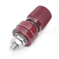 Borne de connexion M8 à courant élevé, connecteur jack banane rouge et noir en fer pour onduleur, batterie et amplificateur de puissance