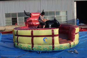 Venta al por mayor CE certificado eléctrico Rodeo Bull comercial inflable Bull Ride Machine para adultos inflable mecánico Bull - Product Image 4