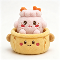 Peluche Agneau en Coton PP Écologique Brodé Anti-stress Personnalisé Adorable Animal en Peluche Super Doux Faible MOQ OEM ODM