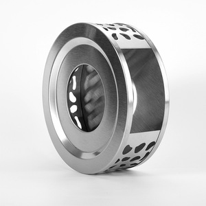 Scaldino per Teiera con Portacandele in Acciaio Inox, Riscaldatore per Teiera in <span class=keywords><strong>Oro</strong></span> Rosa, Set da Caffè e Tè, Accessori di Lusso per il Tè - Product Image 4