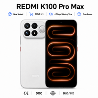 REDMI K100 Pro Max 5G Téléphone de jeu Version mondiale Chine Snapdragon 8 Elite 6.9 AMOLED 185Hz 8000mAh Appareil photo 200MP Android