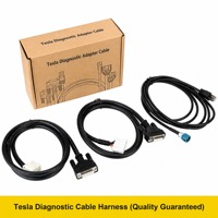 Cable de Programación y Diagnóstico LAN para Modo Servicio de Tesla, Compatible con Model 3, Y, S y X, para Herramienta de Diagnóstico Autel Launch