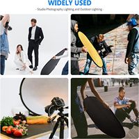 NEEWER 24 "x 36"/60x90cm Réflecteurs de Lumière pour la Photographie Portable 5 en 1 Diffuseur Pliable pour Studio et Éclairage Extérieur
