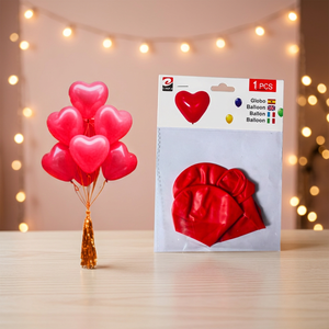 Palloncino a Forma di Cuore Rosso Erpsl, 1 Pezzo Grande per Decorazioni Festa di San Valentino per Bambini - Product Image 3