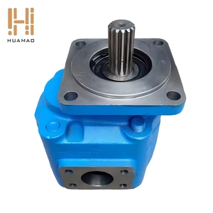 Bomba hidráulica de engranajes de eje estriado de una etapa para cargadora de ruedas y maquinaria de construcción - Product Image 1