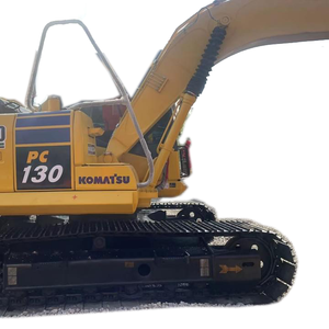 Miniexcavadora usada Komatsu PC130 de 13 toneladas, excavadora hidráulica compacta de segunda mano fabricada en Japón para trabajos de utilidad - Product Image 6