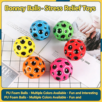 YIWUPOWER Nouveauté Balle anti-stress en PU haute élasticité, jouet sensoriel amusant pour enfants, jouet éducatif à presser, cadeau de fête
