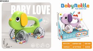 Venta al por mayor, sonajeros para bebés, juguetes, vehículo <span class=keywords><strong>de</strong></span> modelado <span class=keywords><strong>de</strong></span> animales, juguetes <span class=keywords><strong>de</strong></span> aprendizaje para el <span class=keywords><strong>desarrollo</strong></span> del bebé, coches <span class=keywords><strong>de</strong></span> ruedas sin empuje - Product Image 5