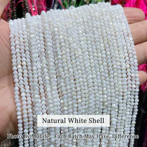 All'ingrosso 2 3 4MM naturali sfaccettate minuscole pietre preziose sciolte perline di cristallo di agata per gioielli che fanno perline fai da te bracciale collana
