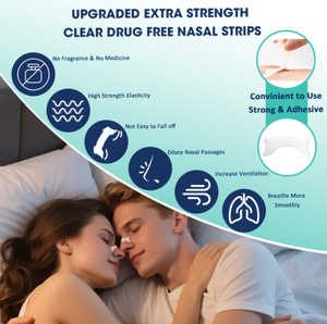 Patch nasal LYCHA certifié CE, hypoallergénique, bandes transparentes 66x19 55x16, anti-<span class=keywords><strong>ronflement</strong></span>, respirant, amélioration de la respiration nasale - Product Image 4
