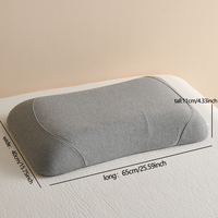 Oreillers de couchage à pression zéro 65*40cm coussin de soutien latéral d'oreiller de beauté en mousse à mémoire de forme avec housse amovible