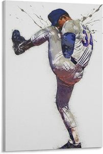 Nolan <span class=keywords><strong>Ryan</strong></span> Bóng Chày Huyền Thoại Vải Tường Nghệ Thuật In Nổi Tiếng Vận động Viên Thể Thao Chân Dung Cho Trang Trí Nội Thất Người hâm mộ Món Quà - Product Image 2