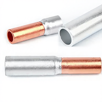 Connecteur de câble bimétallique à sertir GTL-10/16/25/35/50/70 en cuivre et aluminium étamé (CU-AL) pour raccordement de fils