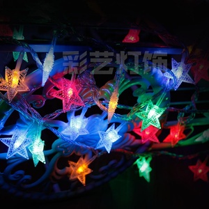 Guirnalda de <span class=keywords><strong>Luces</strong></span> Románticas Twinkle de 40 LED, 5m, Interior/Exterior, Funciona con <span class=keywords><strong>Pilas</strong></span>, Decoración Navideña, Estrella Iluminada, Alto CRI 90, 3500K Cálido - Product Image 6