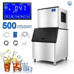 เครื่องทำน้ำแข็งเชิงพาณิชย์ประสิทธิภาพสูง 120กก.-500กก. สำหรับบาร์ คาเฟ่ โรงแรม ร้านอาหาร พร้อมมอเตอร์เป็นส่วนประกอบหลัก แข็งแรงทนทาน 50 - Product Image 1