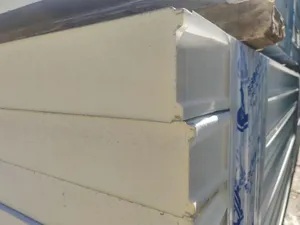 Espesor de 50-200mm Walk in Freezer Panels PU PIR Pir Panel sándwich Techo Paneles de cámara fría Tablero de aislamiento rígido de poliuretano - Product Image 6