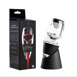 Conjunto de decantadores para vinho, bico de decantador rápido para whisky, aerador, dispensador de vinho para ferramentas de bar, ideal para bar quente