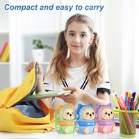 Taille-crayon manuel mécanique en plastique pour enfants, avec sélecteur de pointe, petit format portable, silencieux, Chine Zhejiang, pour la maison et l'école